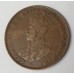 AUSTRALIA 1920 . ONE 1 PENNY . VARIETY . DOUBLE DOT . EXTREMELY SCARCE